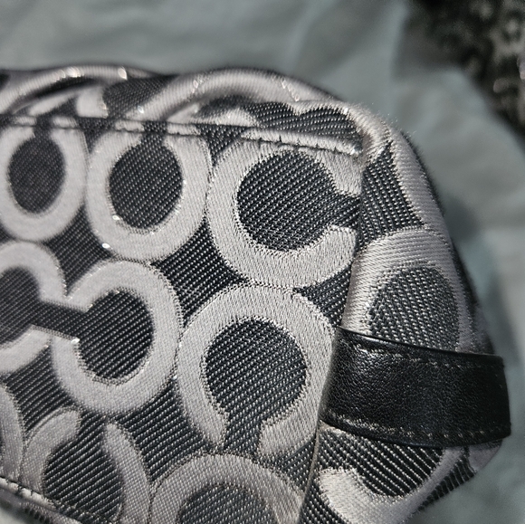 Black and Silver Authentic Coach handbag - Picture 7 of 7
